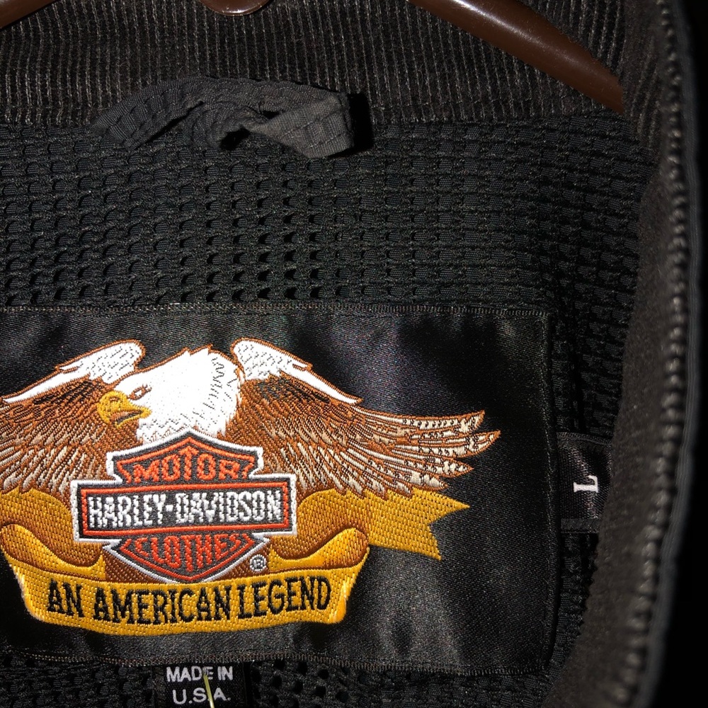 Harley Davidson rain jacket vintage look
